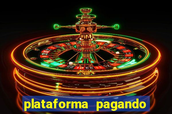 plataforma pagando bonus no cadastro